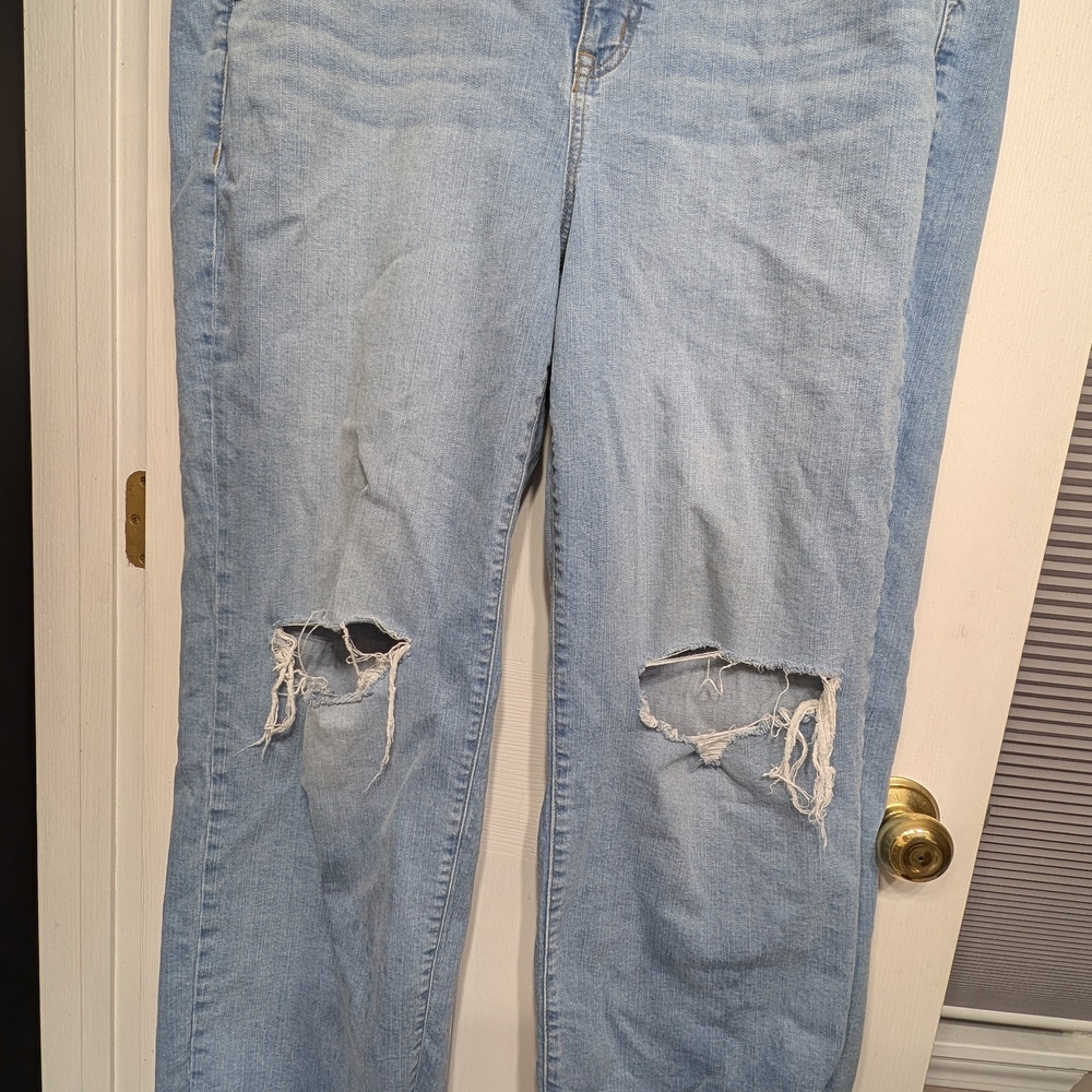 Torrid Light Blue Distressed Boyfriend Jeans